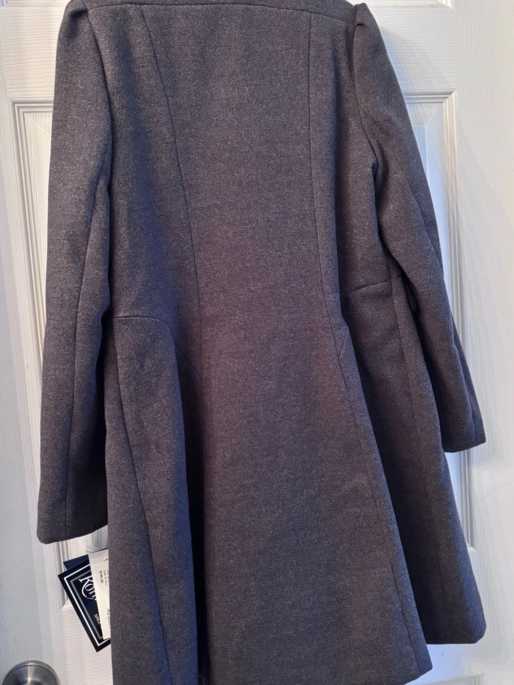 Brand New Rothschild Charcoal Bandmaster Coat with Pale Pink Accents.